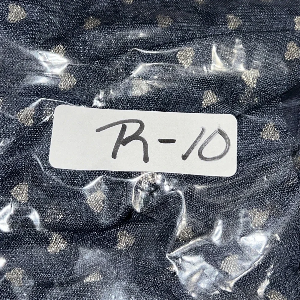 OshKosh Vestbak Baby Girls 18 Month Denim and Tulle Metallic Heart Overall Dress - Picture 6 of 6